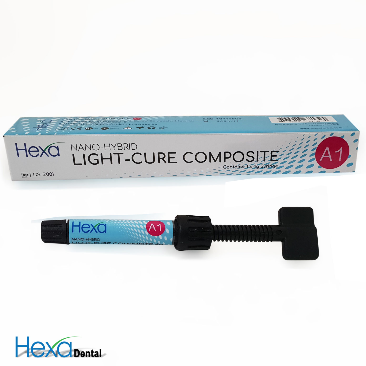 Nano Hybrid LightCure Composite Syringe (Hexa Dental) Hexa Dental